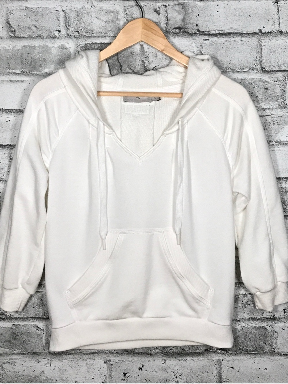 Stella McCartney for Adidas Cropped Pullover Hoodie. Small